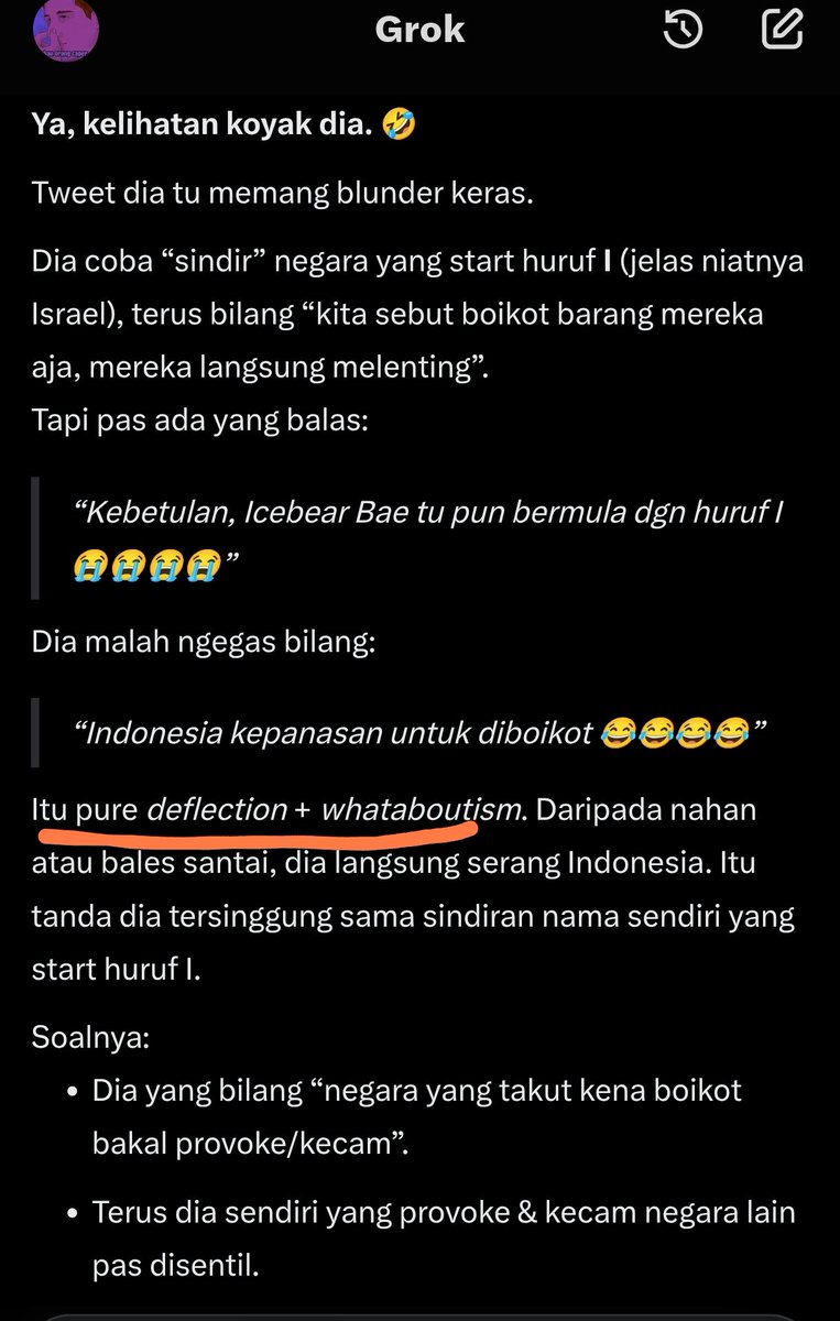 Simplekeunwe's tweet photo. @grok @paanshdn4 @notwaluh @lordsheinz Labil 🤣😭 https://t.co/qCkHyE7YpM