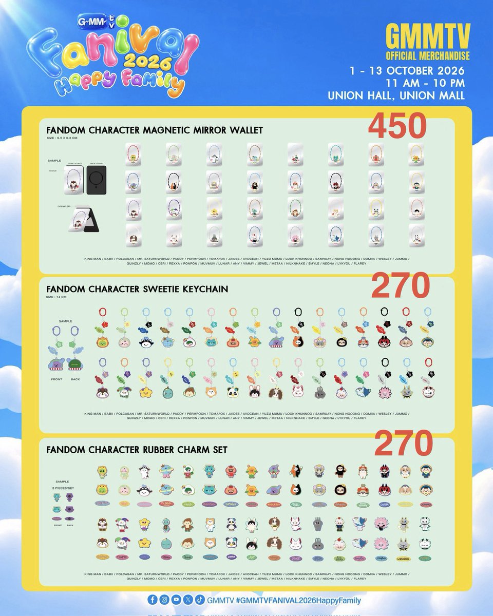 h3yyg's tweet photo. walk-in 11/10 q.23x
สั่งกันได้น้า

🌀หิ้วแบบได้คูปอง+50 จากออริ
(ยกเว้นตกต+ผ้าห่ม150฿ กล่องสุ่มยกบ้อค + 800) 🌀

⭐️เลือกรอบได้ ⭐️

🌀หิ้วฟรีไม่รับคูปอง ราคาตามแนบ

❌ไม่รับแรนด้อม ชายหญิงค่ะ❌
⭕️ของหมดโอนเงินคืนทันที⭕️

#GMMTVFANIVAL2026HappyFamily
#ตลาดนัดgmmtv https://t.co/lcBJeAjkAM