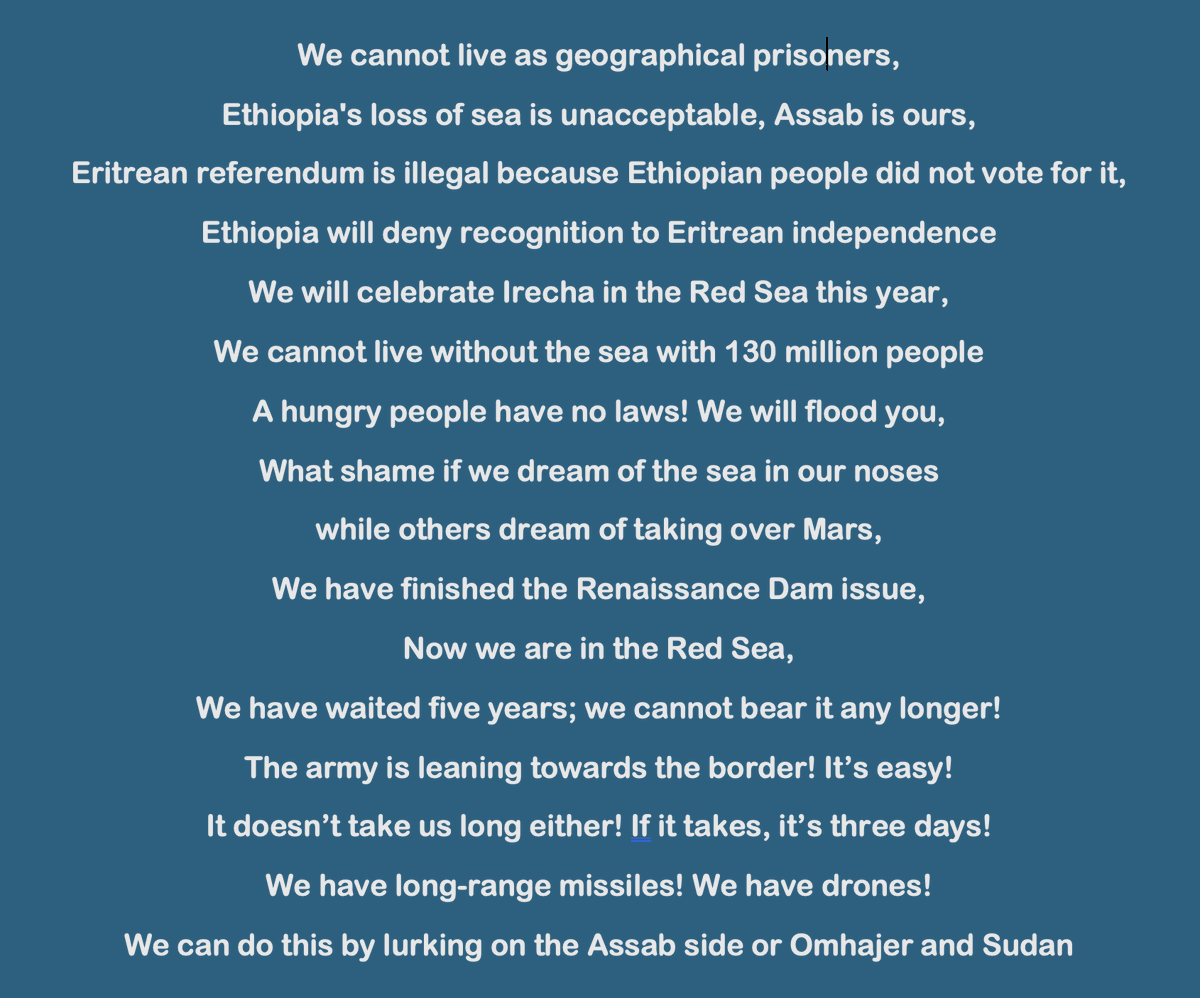 ErenaWelelo's tweet photo. The question is why #Ethiopia using a pretext of Eritrean soldiers in Tigray when it has made its intentions very clear https://t.co/fKjbkISk2J
