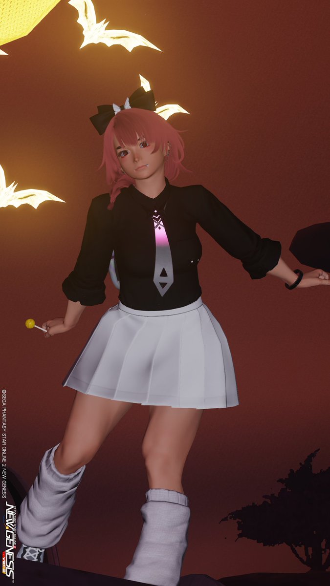 spacefrogroach's tweet photo. #PSO2NGS_SS 
#緊急メンテなのでssを貼る
緊急めんて～
服がかわいすぎて久々にT2いじってる https://t.co/d2zIXCEZ1l