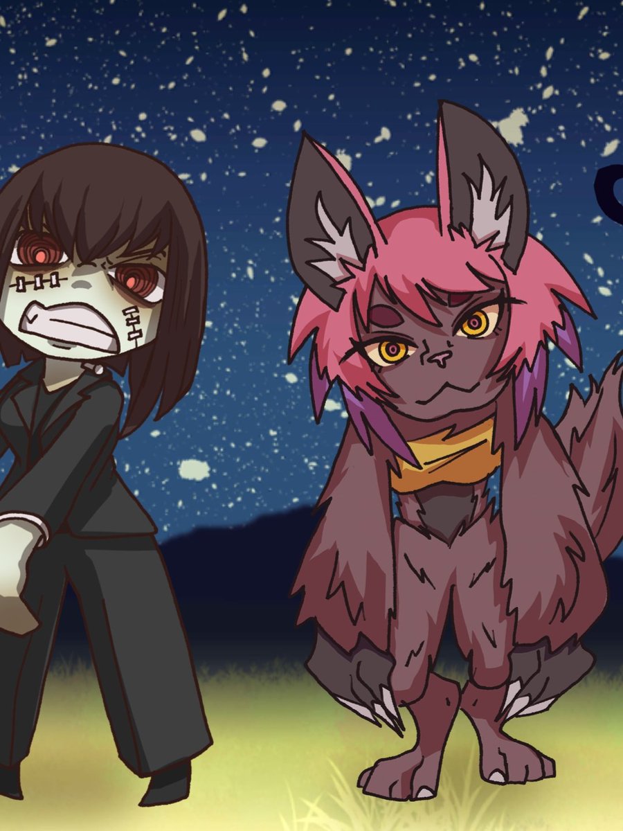 OmissBear's tweet photo. Spooky OC's https://t.co/VxXqewDGvV