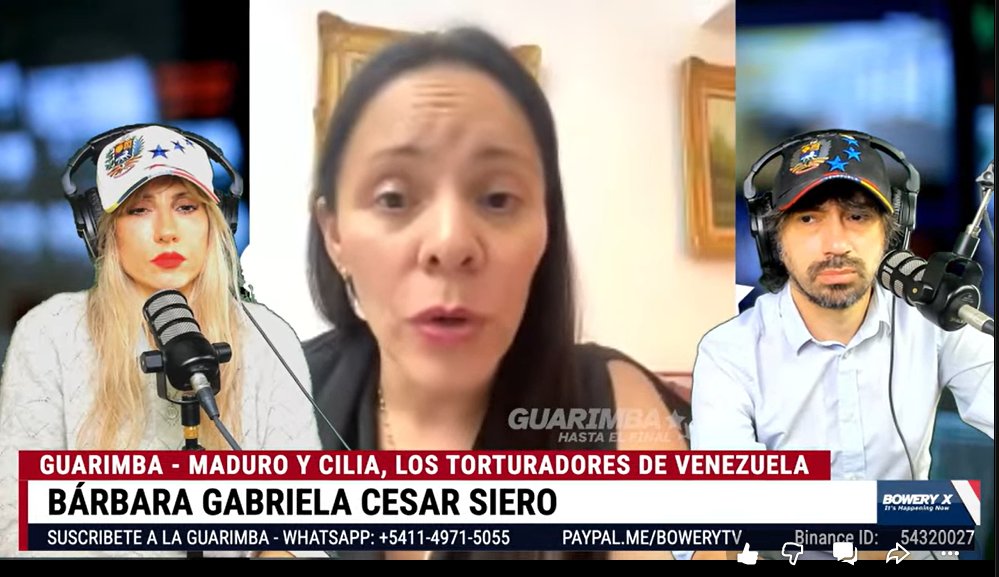 Angelina411203q's tweet photo. #BárbaraGabrielaCésarSiero pide que le refresquen la memoria. Aquí va.

No llegó al TSJ por carrera judicial. En 2014 la metieron en la Sala Político-Administrativa con 39 años, año y medio como jueza de primera instancia y cero trayectoria en esa materia. Su padre, el general César Hary, ocupaba cargos en el Ministerio de la Defensa. Antes había sido defensora del general Víctor Cruz Weffer, imputado por corrupción en el Plan Bolívar 2000.

Como jueza de Control del Tribunal 29 de Caracas le prohibió salir del país a Teodoro Petkoff y le impuso medidas a la directiva de Tal Cual, a pedido de Diosdado Cabello.

En Cavim, en 2013, estuvo en la contratación del material antimotines Falken que después se usó contra manifestantes.

Ya en el TSJ:

Desechó demandas de ciudadanos contra el Estado por daños.
En 2023 firmó como ponente el fallo que selló la salida del aire de Radio Caracas Radio.
Medios la vinculan a la condena millonaria contra El Nacional y La Patilla por “daño moral” a Cabello.
Coordinó la justicia de género y no abrió los tribunales especializados que le tocaban en varios estados.
Canadá la sancionó el 12 de abril de 2019 por graves violaciones de derechos humanos y/o corrupción.

Y en octubre de 2026 ella misma admitió que firmó las inhabilitaciones de María Corina Machado, Henrique Capriles, Pablo Pérez y otros entre diciembre de 2023 y enero de 2024. Dice que la coaccionaron con la detención de sus hermanos. La firma igual está. La coacción no borra el expediente.

No es una disidente sorpresa. Es una magistrada del TSJ que durante una década firmó lo que el poder necesitaba.
Y compararse con Jesús es demasiado fuerte.

Jesús no firmó la inhabilitación de nadie. No le cerró la candidatura a quien había ganado unas primarias. No sostuvo durante años un tribunal usado para perseguir medios y opositores.

Ella no representa la luz. Representa al maligno: el de la firma a pedido, el de la sentencia ya redactada, el del poder que aplasta y después pide compasión cuando el mismo aparato se vuelve contra los suyos.

La coacción no la convierte en mártir. La firma la deja del lado de la oscuridad. UD es una "HI PÓ CRI TA" 
@GastonLevar @ChacoCma @MujerBonita2_0 
#GeneracionIndepemndencia
#LegionIndependencia
#ElCavismoDebeMorir