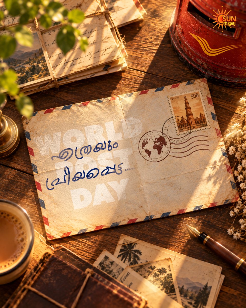 SuryaTV's tweet photo. เดเดจเตเดจเต World Post Dayโ๏ธ
เดจเตเดตเตเด เดจเดฟเดจเดตเตเด เดธเดจเตเดคเตเดทเดตเตเด เดชเตเดฐเดคเตเดฏเดพเดถเดฏเตเดฎเตเดฒเตเดฒเดพเด
เดเดเดฒเดพเดธเดฟเตฝ เดจเดฟเดฑเดเตเดเตเดจเดฟเดจเตเดจเดฟเดฐเตเดจเตเดจ เดจเดพเดณเตเดเตพ...
เดฎเดฑเดเตเดเดพเดจเดพเดเตเดฎเต.???
#WorldPostDay #PostalService #ConnectingPeople #Letters #sunsurya #sunsuryadigital https://t.co/DTkDM9ycwW
