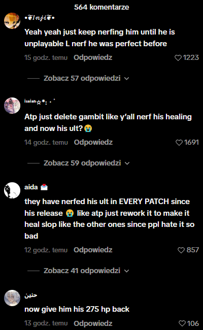 PrettyBetrayer's tweet photo. please do not ever take balancing advice from comment sections on tiktok @MarvelRivals https://t.co/5dHRb6z50w