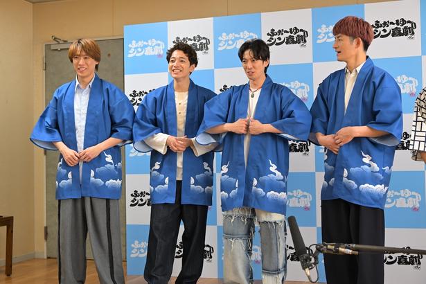 thetvjp's tweet photo. #ふぉ～ゆ～、
舞台「#ふぉ～ゆ～シン喜劇2027」開催決定　
#越岡裕貴「今までに見たことのない
僕たちの顔が見えると思います」

▼記事の続きはこちら
https://t.co/Xqv8AjQKDR

#福田悠太
#辰巳雄大
#松崎祐介 https://t.co/gMK0QaPAjB