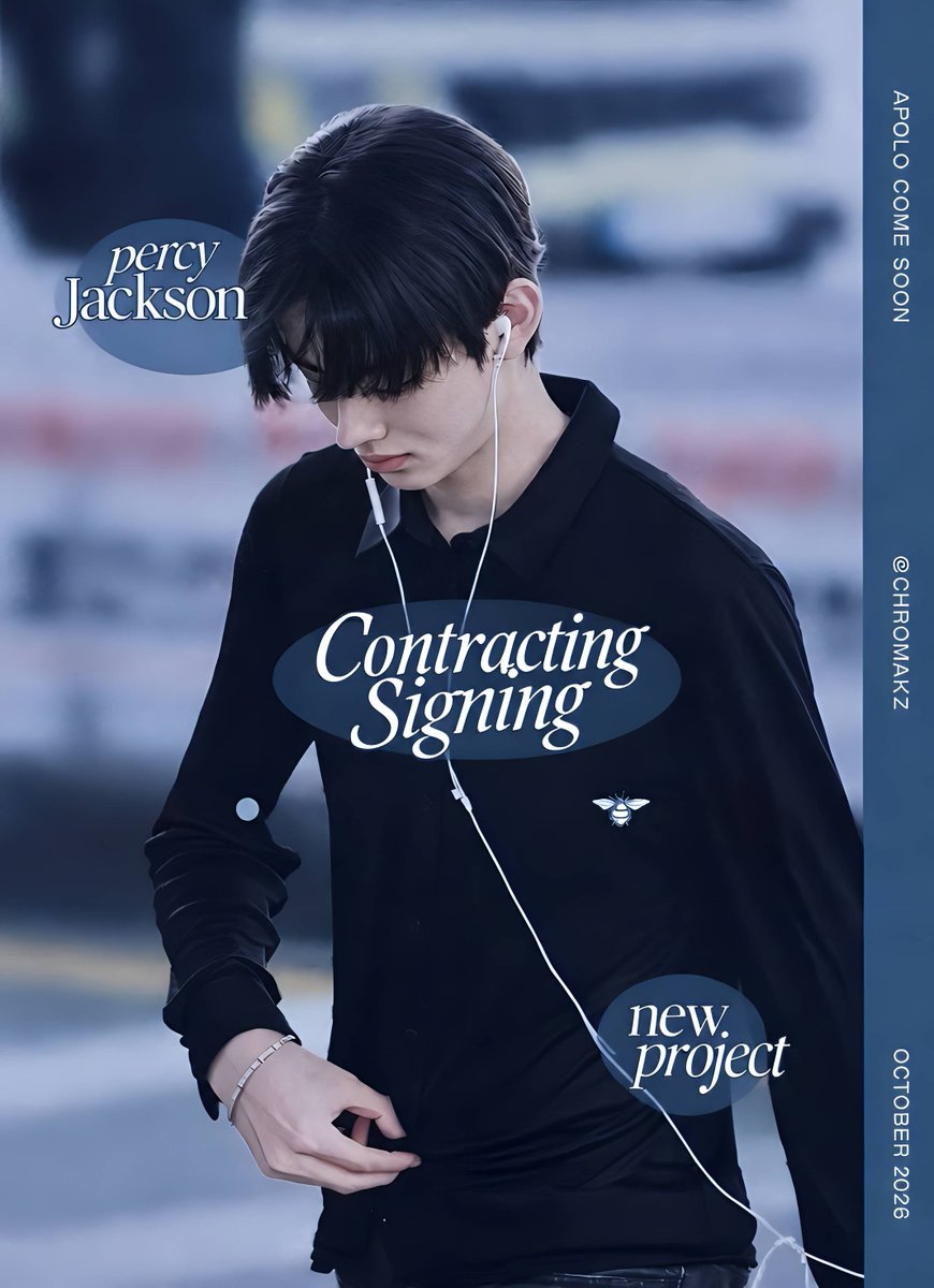 chromakz's tweet photo. ’ KAYDEN'S UPDATE. 
ㅤㅤ #PercyJacksonRP
ㅤㅤㅤㅤㅤㅤ
I’m thrilled to announce this: I’ve signed the contract for my dream project. I’ll be starring as the great sun god, Apollo! Stay tuned for every step of this project. ¡Percy Jackson and the Olympians coming very soon! 🔱 https://t.co/QkUfwy2yAE