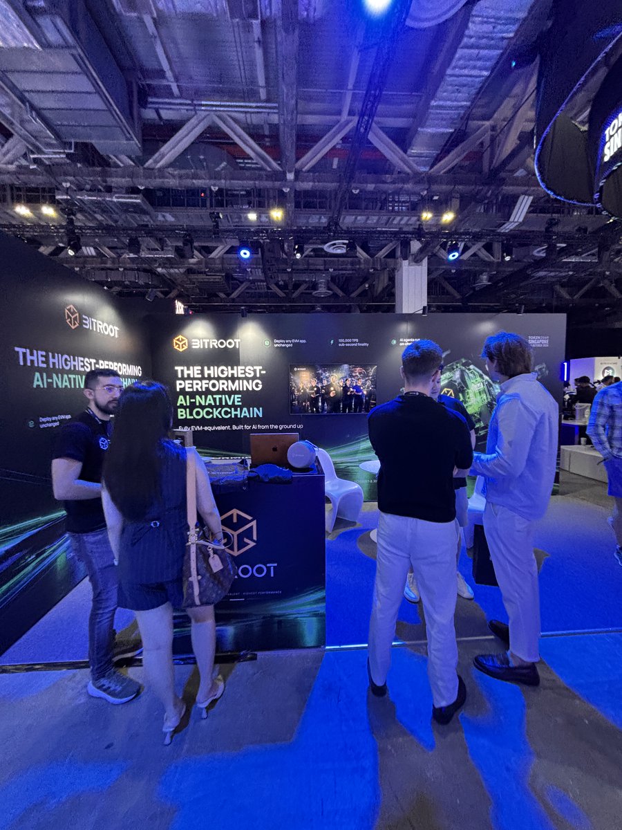 Bitroot_'s tweet photo. 🇸🇬 TOKEN2049 Singapore — A fantastic week! 🚀

TOKEN2049 has come to a successful close. Over the past few days, we’ve had the privilege of engaging with builders, investors, industry leaders and potential partners from the global Web3 ecosystem.

From insightful conversations to promising collaboration discussions, this trip has provided Bitroot with valuable resources for our next phase of development and opened up endless possibilities. 🤝

A special thank you to the community members who attended in person, visited our  PB1-21 stand and supported Bitroot throughout the event. It meant the world to our team to see familiar faces and speak face-to-face with so many supporters. ❤️

Every conversation, every connection and every gesture of support has strengthened our conviction in the importance of our ongoing endeavours.

Although TOKEN2049 has come to a close, our journey continues.

We will continue to turn these connections into tangible collaborations, expand Bitroot’s global ecosystem, and move towards the next chapter.

Thank you, Singapore, and thank you to every friend who spoke with us. 🌏

The next chapter begins now. Let’s keep building! ⚡

#Bitroot #TOKEN2049 #Web3 #ParallelEVM #AI