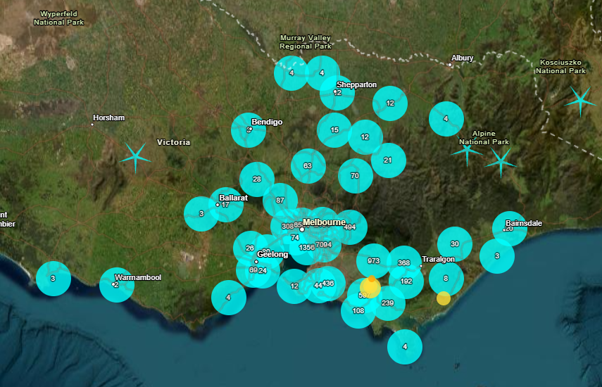 GeoscienceAus's tweet photo. Did you feel the mag 4.9 earthquake in Vic early last Saturday morning? We received over 21,000 felt reports! Read our story to find out more about how earthquakes happen, what science tells us about this part of Vic, and how to stay safe in an earthquake: https://t.co/KvdFLsJ2LB https://t.co/kuhatIHlvE