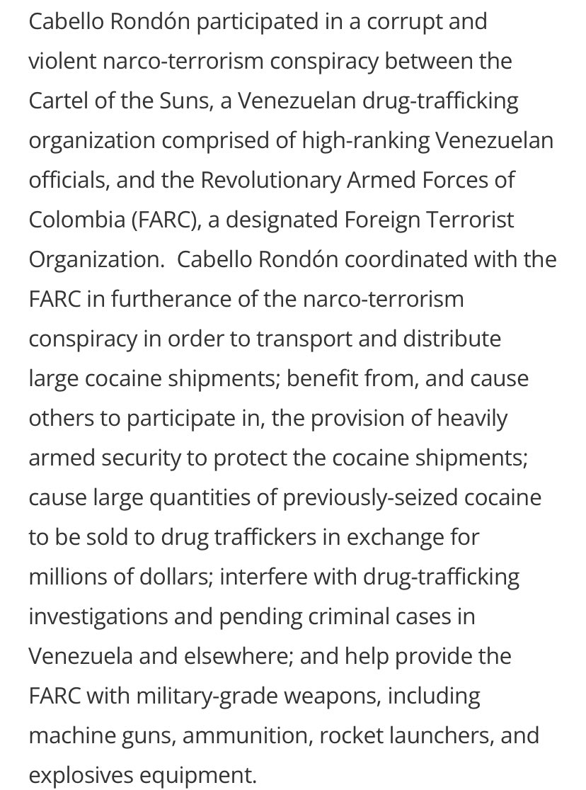 VictorUgas58's tweet photo. El departamento de Estado de USA, actualizó la web y mantiene como uno de los más buscado del mundo a Diosdado Cabello por delitos de narcoterrorismo, pertenecer al cartel de los soloes.

Con una recompensa de $25 millones para quien de pistas para facilitar su captura. https://t.co/xnuDqY9Brt