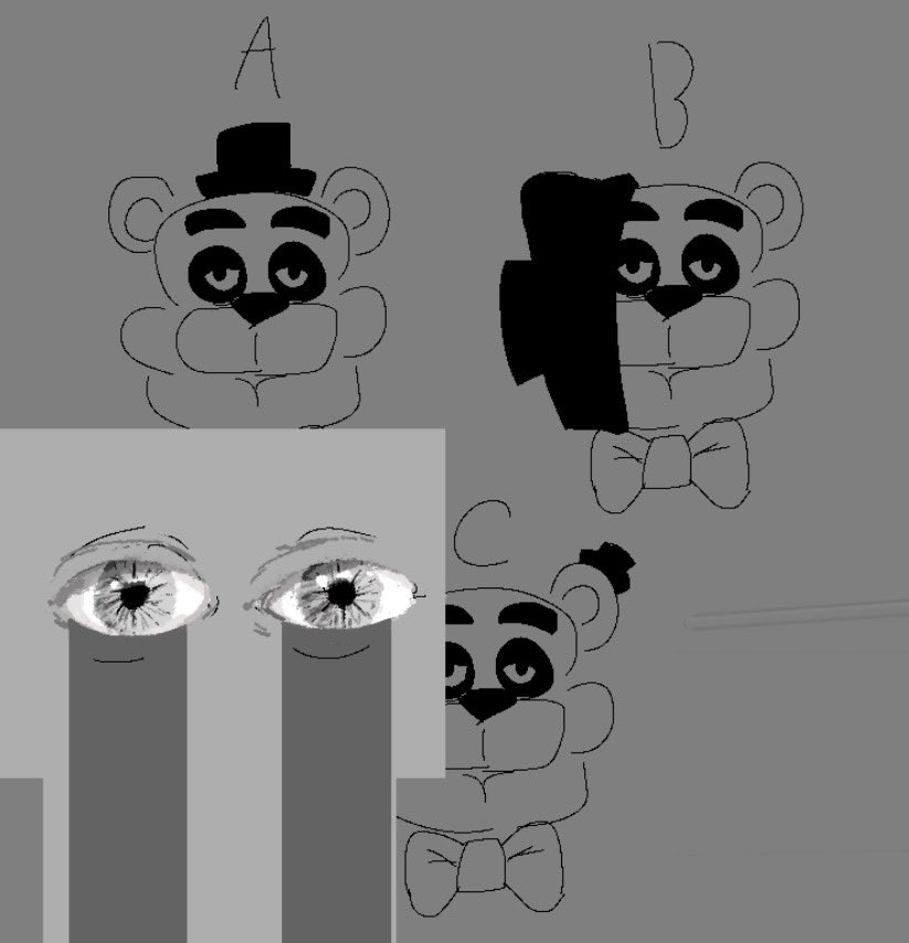 AliceAsinine's tweet photo. Hey guys important question how would a Freddy wear a hatokay dude im sorry can you fucking move https://t.co/61pkpXzYxH