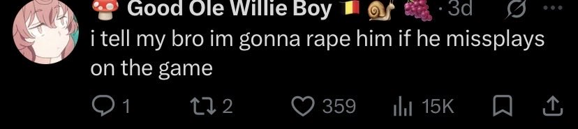 sofzua's tweet photo. @willie_ole This @willie_ole guy has some weird thing with rpe search it in his account. Mentions it an uncomfortable amount of times. Weirdo. https://t.co/2RNtUbVGyJ