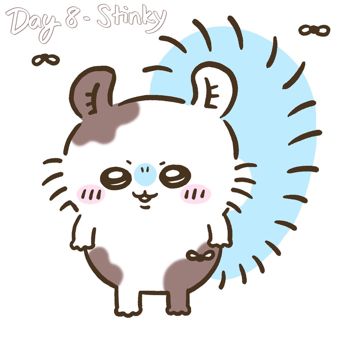 Pogustine's tweet photo. Day 8 - Stinky
Momonga do be stinky lol
#inktober2026 #inktober2026day8 #chiikawa #momonga https://t.co/6Y0TjWT0nP