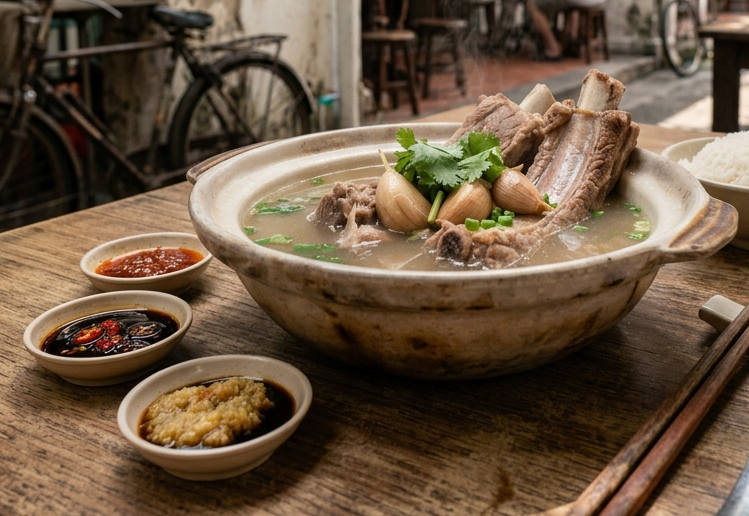 phamthimat's tweet photo. @MEXC I enjoyed Bak Kut Teh the most. The peppery broth was aromatic and warming, while the slow-cooked pork ribs were incredibly tender. It was the perfect meal after a long day at TOKEN2049.
UID: 90282180 https://t.co/22pXdbKmfi