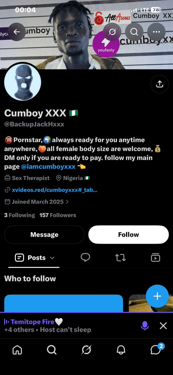 Zaddyfatcock's tweet photo. @temitope_Backup https://t.co/EkzeC3e5lz