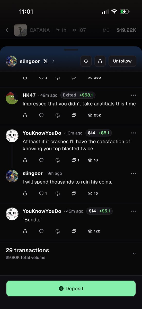 GmeStopMode's tweet photo. @slingoorio We had a runner and you beefing with a dude so now I can’t buy more swordcat https://t.co/bfAt4PkozX