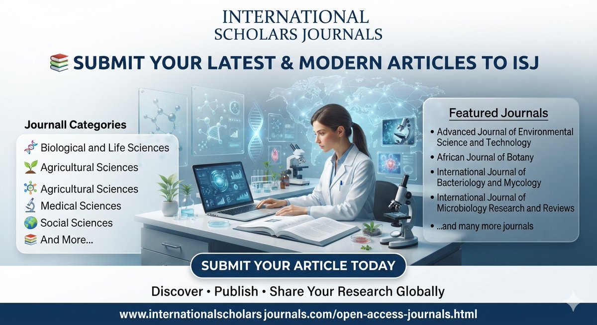 scholarjournals's tweet photo. 🌍📚Turn Your #Research Into #GlobalImpact! Publish your latest discoveries with #InternationalScholarsJournals (#ISJ) and help advance knowledge across #science,#medicine, #agriculture,and #socialsciences!🔬🌱🧬Share Knowledge. Inspire Innovation. Shape the Future!
#OpenAccess https://t.co/Q9Sras0QqG