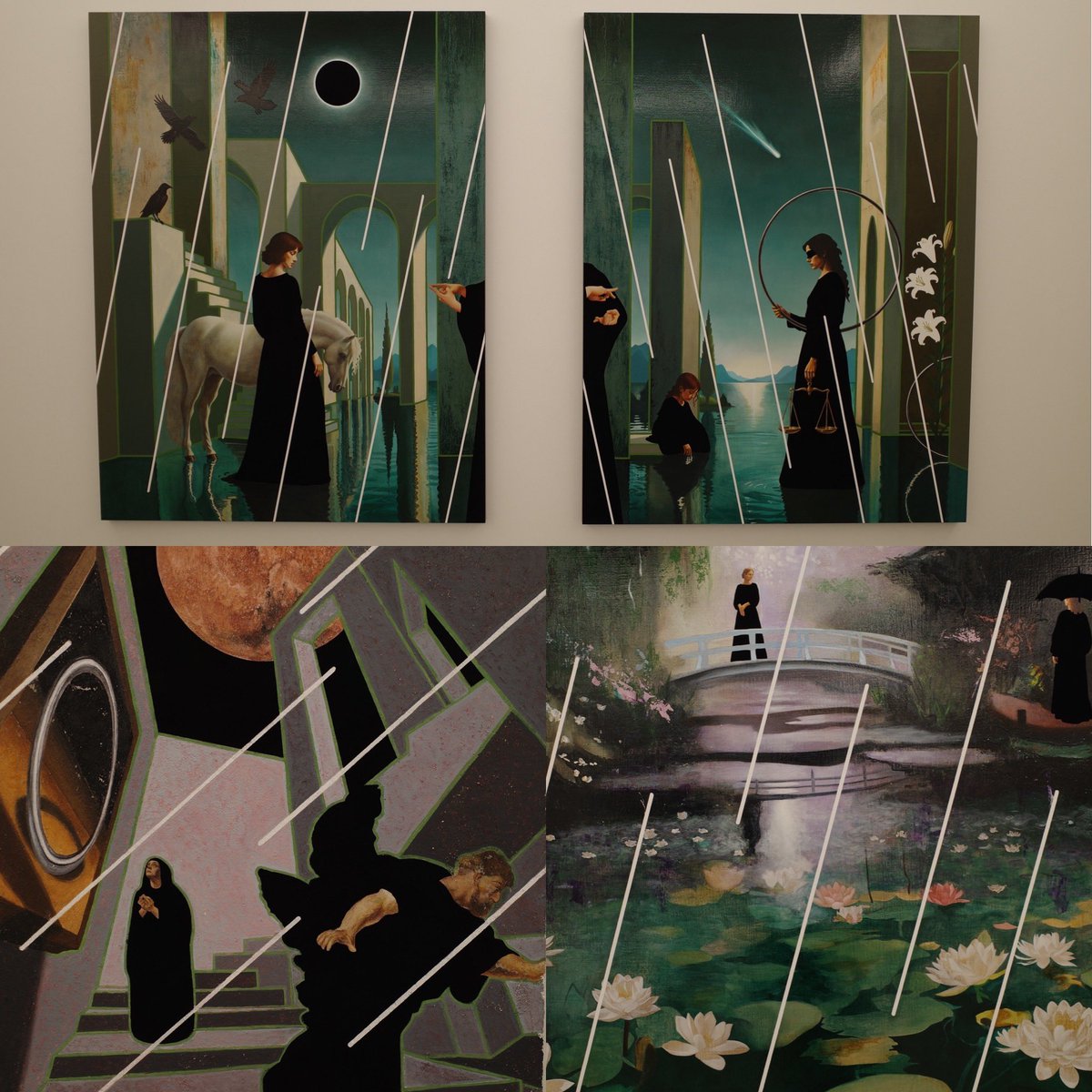 m_o_j_y_a's tweet photo. 小森紀綱 個展 「九曜 – Navagraha -」 : HENKYO 9/26~10/24 https://t.co/KPzWQDxdWH