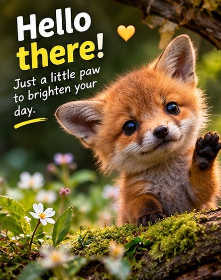 AmazingNature00's tweet photo. 🦊 HELLO, BEAUTIFUL WORLD! 💛🐾

A tiny fox, a little wave, and a whole lot of cuteness! 🥹❤️ Sometimes the smallest moments in nature bring the biggest smiles.

Did this adorable little face brighten your day? 😍👇

#AmazingNature #BabyFox #CuteWildlife #NatureLovers #WildlifePhotography