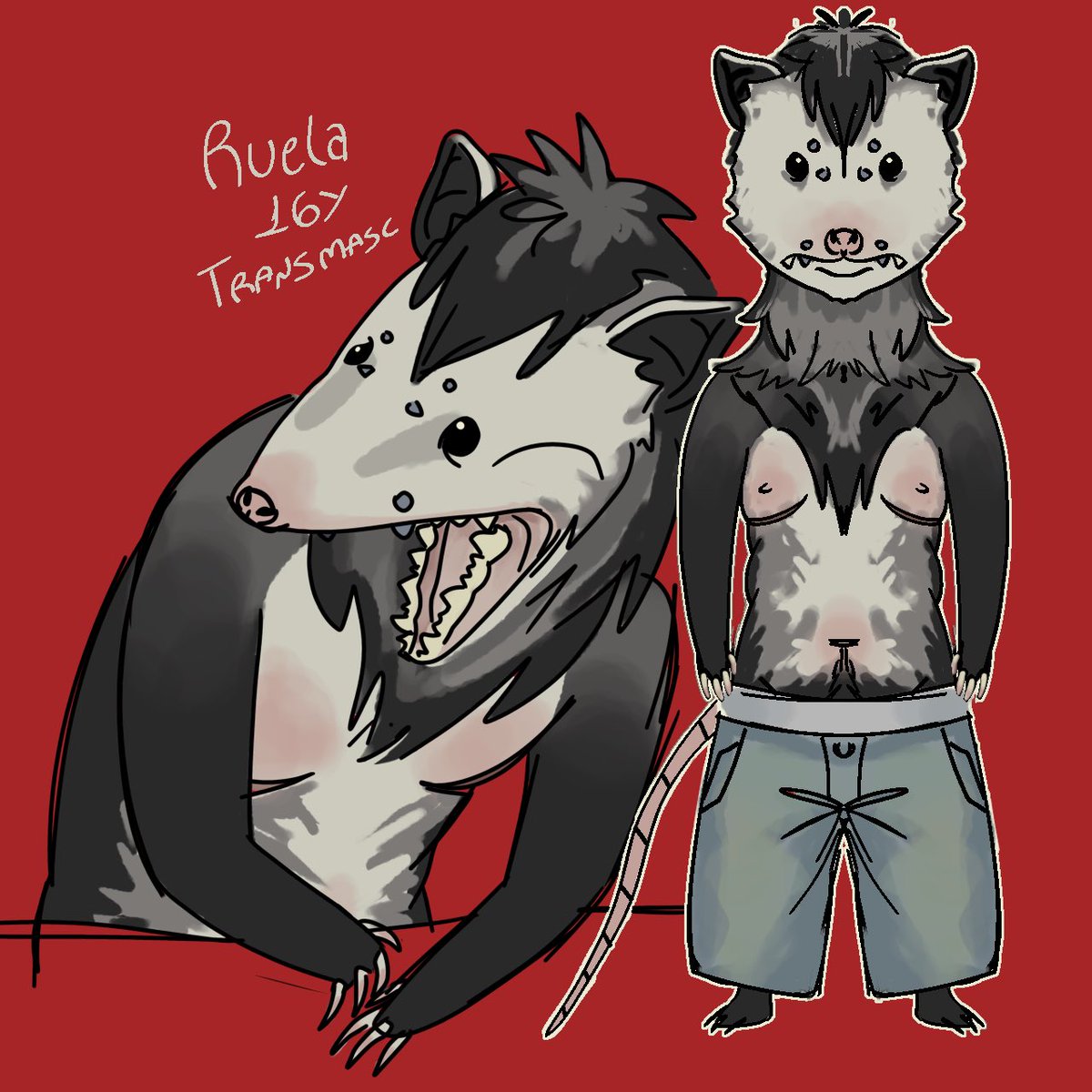 oksih_gamba's tweet photo. Eu precisava desenhar algo pra distrair a mente, então fiz um icon do meu fursona 
 
(a ultima imagem é o primeiro desenho dele) https://t.co/XtGQqaoExw