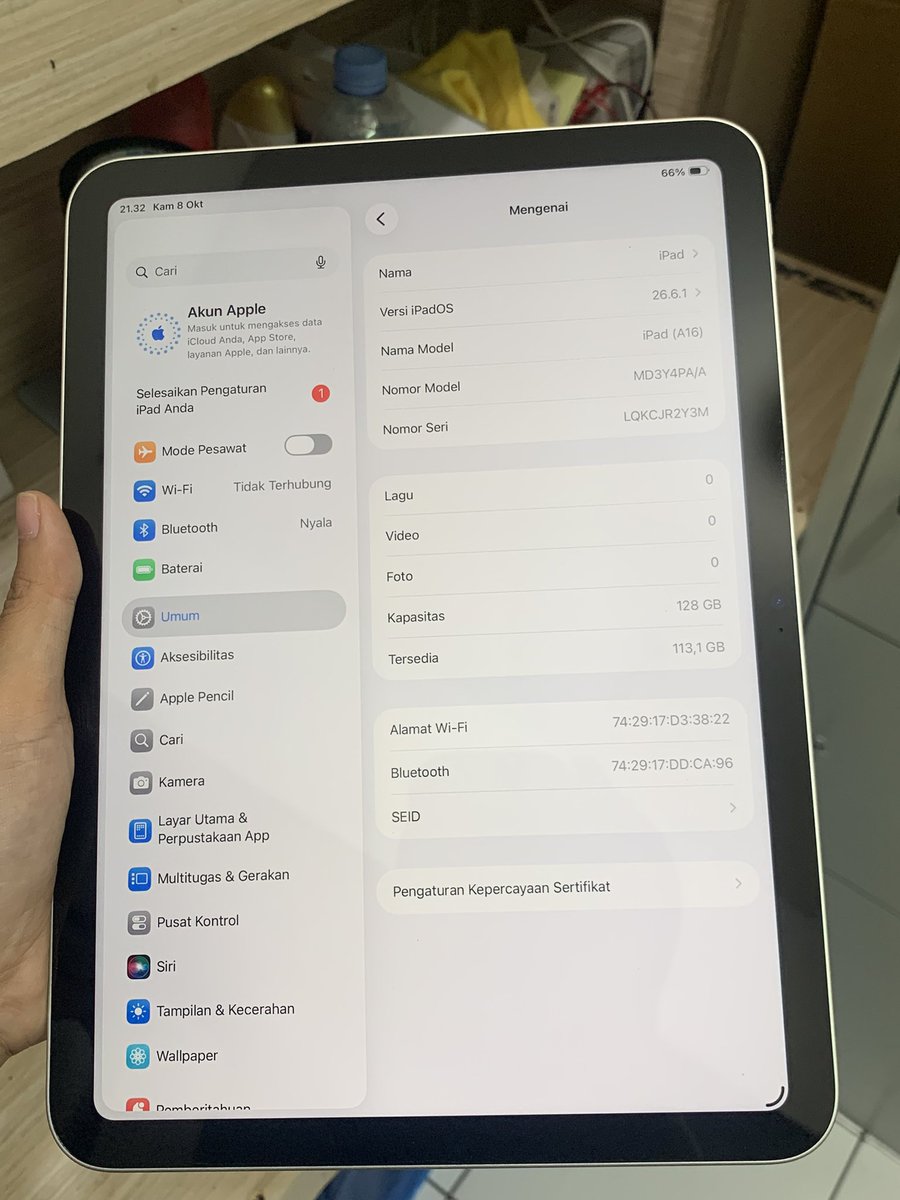 Faza260's tweet photo. Wts jual murah ajaa
iPad gen 11 128 resmi iBox
Fullset orian  Bh 100%
Cc 106 Garansi panjang Juli 2027 
Mulus perpect  Siap pakai 
bogor kota |Cod jabodetabek |rekber shopee |tukar tambah | No.Wa 085780070849
#zonauang #preeloved https://t.co/dkYAq1iTFY