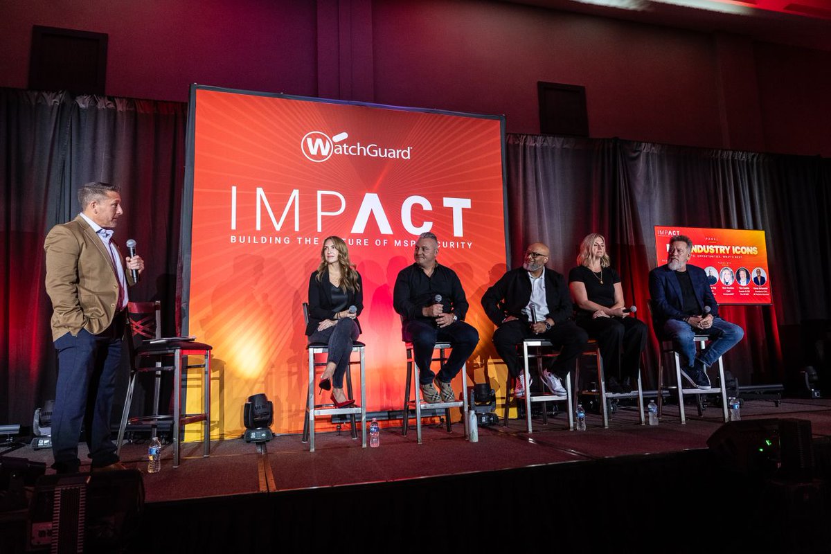 WatchGuardSpain's tweet photo. ¡Gran semana la vivida en IMPACT 2026 North America! Grandes ideas, encuentros que dejan huella y mucho que celebrar. ¡Gracias a nuestra increíble comunidad de partners por hacerla inolvidable!
Compartimos algunos de los momentos favoritos.
#WGImpact #WatchGuard #Cybersecurity https://t.co/oyMSKap5Zs