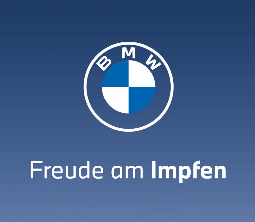 MathiasMarkert's tweet photo. Ja, BMW, die Lappen, die auf Linie fahren und Staatshörig sind. Ein Wirtschaftsunternehmen parteipolitisch tätig? Das ist so dumm, wie überflüssig, unnütz für alles und sinnfrei. 
BMW @BMW machen wir es doch ganz einfach:
Bittet Herrn Tobias Rausch um Entschuldigung für Euren Quatsch, liefert das Auto, dass ihr kostenfrei nun zur Verfügung stellt oder besser noch, übernehmt die Kosten eines vergleichbaren Fahrzeuges eines anderen Herstellers. Und gut is! Und dann lasst Euch alle noch impfen. Doppelt und dreifach. Wegen mir. Immer rinn das Zeug!