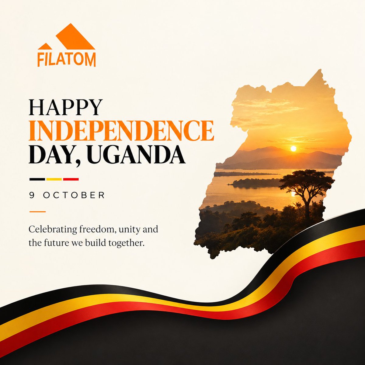 FilatomApp's tweet photo. Happy Independence, Uganda - The Pearl of Africa 🇺🇬. Another reason to download Filatom, https://t.co/gxyVkvyT5I https://t.co/eceCR0kaQ9