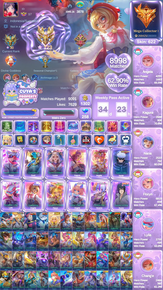 mwaguri's tweet photo. help retweet? tysm <3

.. haloo, want to sell akun ml spek support/mage

𑄝੭ super safe, akun pribadi
𑄝੭ full skin angela, floryn, kagura, lunox, lylia, estes, kadita, dll
𑄝੭ avail rekber famous x, medan COD

⁞ 💸 by dm avail nego tipis
⁞ ✉️ #zonauang wts wtb acc ml  ⊹ https://t.co/6bzUygHBF6