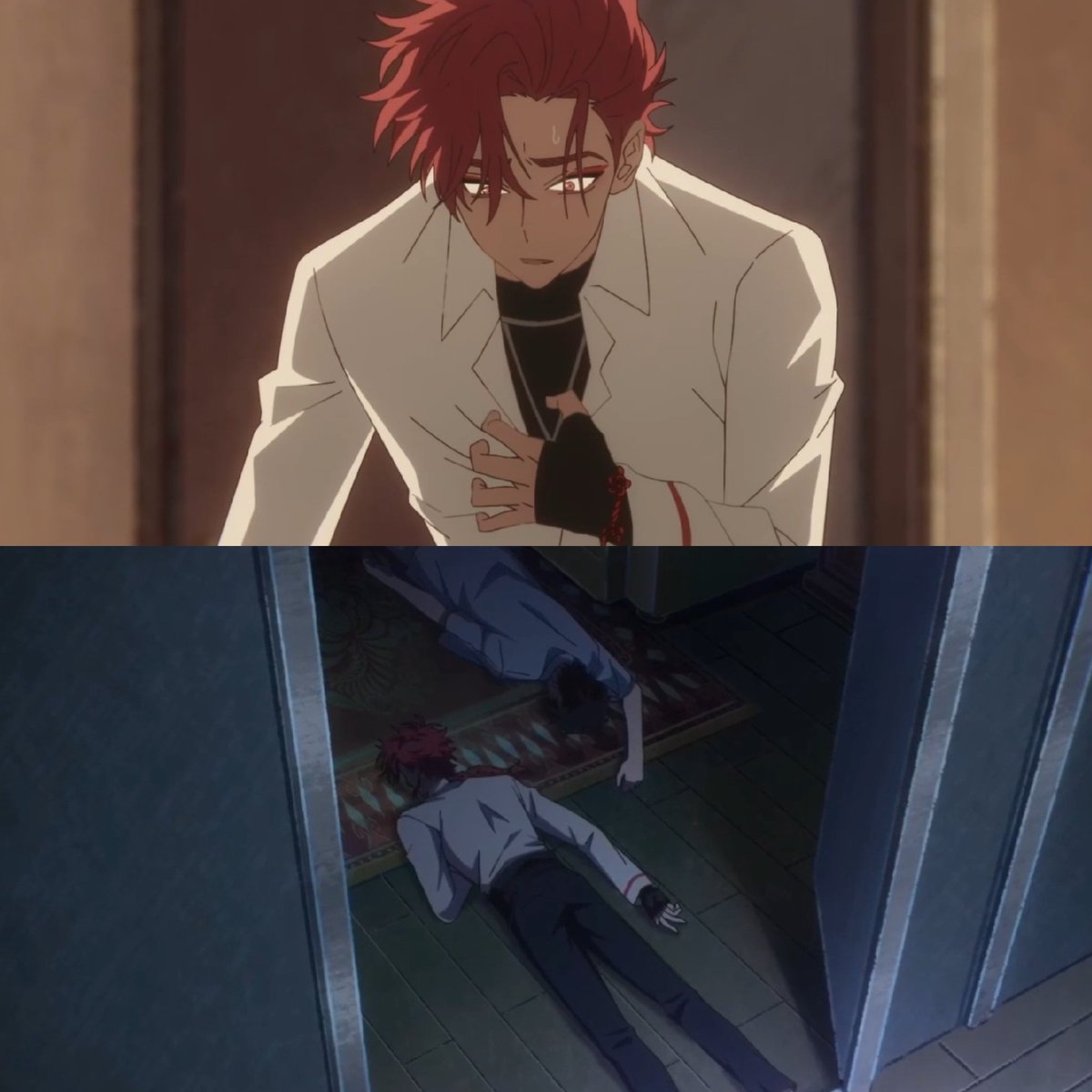 wkman_727's tweet photo. it might sound a bit funny but... congratulations on the matching fake death. veinfei is so real https://t.co/RWMqCMek2f