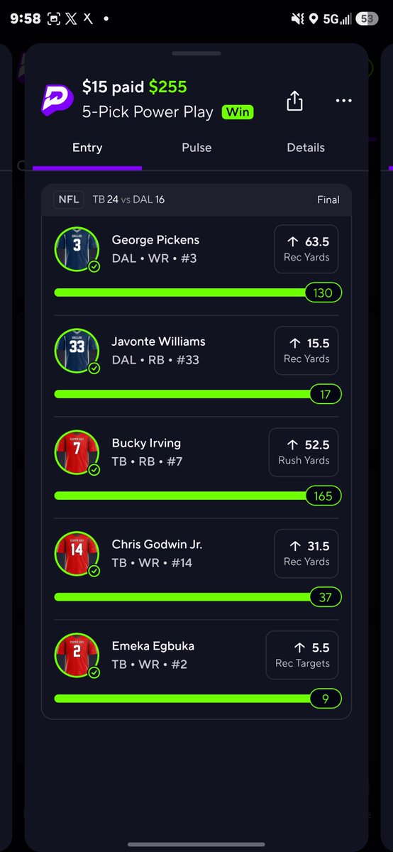 Nesto1Already's tweet photo. @JagsBets Soooo Glad i resubed my guy!! You're the truth bro!! Good lookin' out G! https://t.co/D6fBz7mDRQ