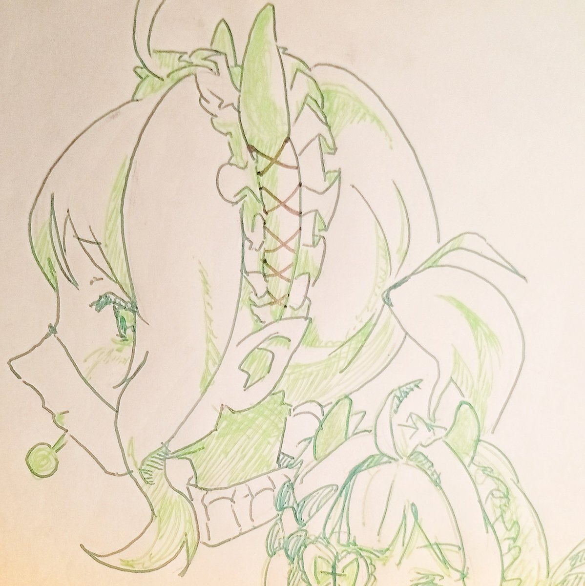 beepbeepsXD's tweet photo. Day 8! Studies to Understand™ the vast cuteness of demon!Minto WILL continue and morale WILL improve 🫵💚✨
#Fantography https://t.co/RUYUlfNSZx