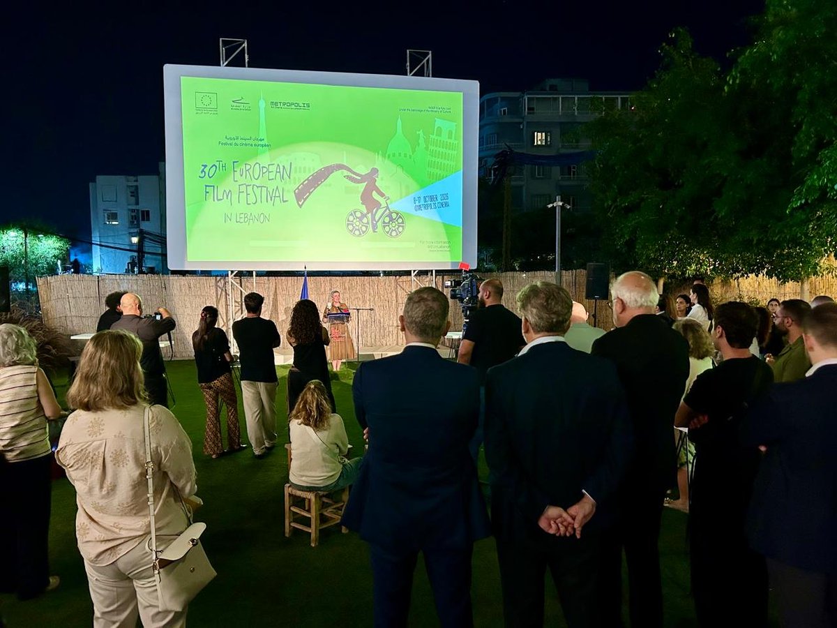 PLinLebanon's tweet photo. The 30th European Film Festival 🇪🇺🇱🇧 kicked off yesterday in #Beirut. Today, on October 9th, you can catch two Polish films 🇵🇱 at the #Metropolis cinema 🎬 „The Maids of Wilko” (6:00 PM) and „Chopin Chopin” (8:45 PM). See you there ! 🎥🍿 @EUinLebanon @metropolislb https://t.co/qfTvsh2tyf