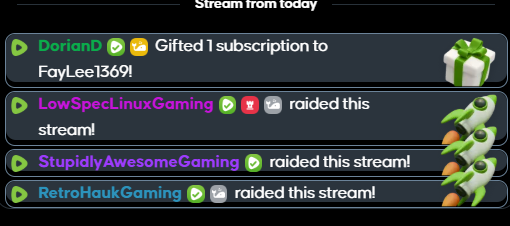 FayLee1369's tweet photo. Huge thank you for the raids and gifted sub! After streaming @DeadbyDaylight on @rumblevideo &amp; @Twitch I shared the love and raided @TheJoey_Cannoli &amp; @momoseventh . They're all great, check them out if you're not already following! 🤗 https://t.co/PLlzqo3Yv0