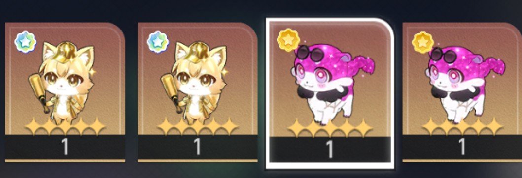 koha_ruu07's tweet photo. 【交換】崩壊スターレイル 星間幻獣  キメラ
求 なみのりくん、ビーグルヤシ
譲 バットたぬにゃん、カフカノン

出来れば直リプでお願いします。
他のところにも交換を出しており、早い方を優先させていただきます。ご了承ください。
出来るだけ早く返しますが返信が遅れてしまったらすみません！ https://t.co/vs0MYu4DBr