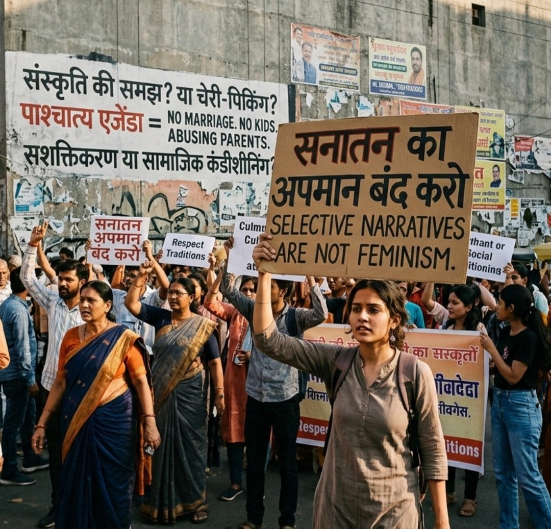 prashantvibez's tweet photo. 1 kachori 2 samosa feminists https://t.co/jaeMxPcckM