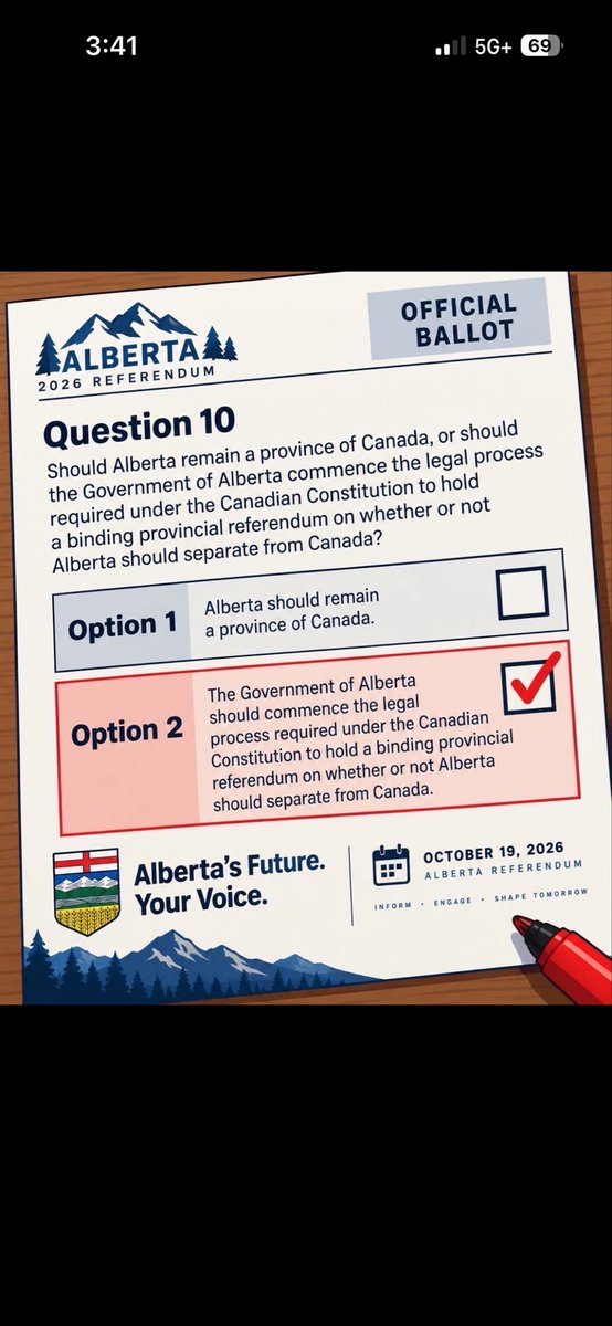AirborneCanuck's tweet photo. @JeffreyRWRath There is no need for a referendum on the first 5 Qs. They are there to make sure all immigrants come out and vote No to them as well as filling option 1 of Q 10 to keep getting all their free federal benefits! And their family members to follow!! She is a snake! 🪖 https://t.co/R4RzEwTtwV