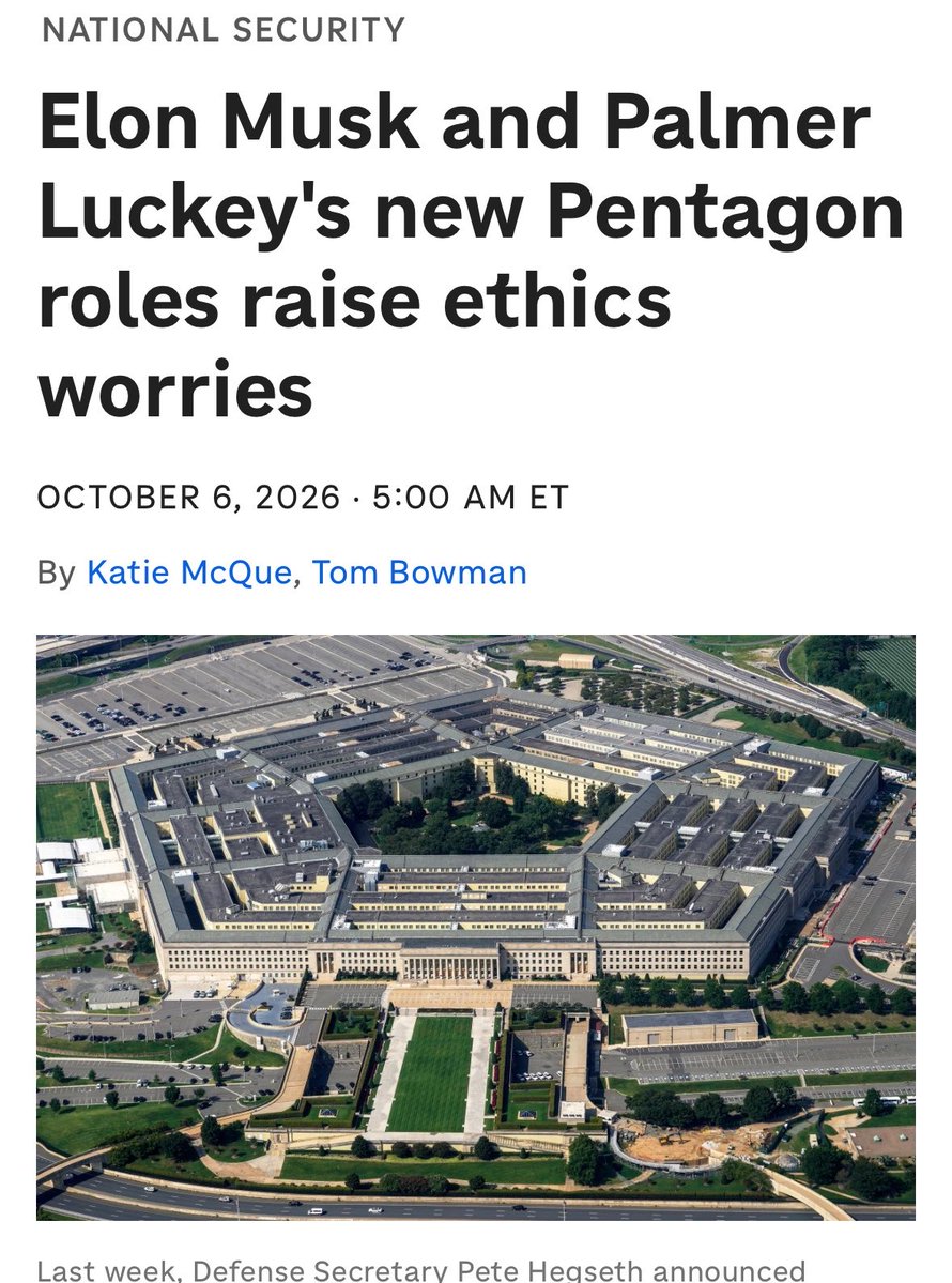IndiaBottomline's tweet photo. Elon was involved with Pentagon Project Meridian: The Future of Warfare,

No way Elon should be part of technology any country . 

 Totally Non Ethical .

He is not a businessman .

@narendramodi  @PMOIndia https://t.co/owhfkZQ743