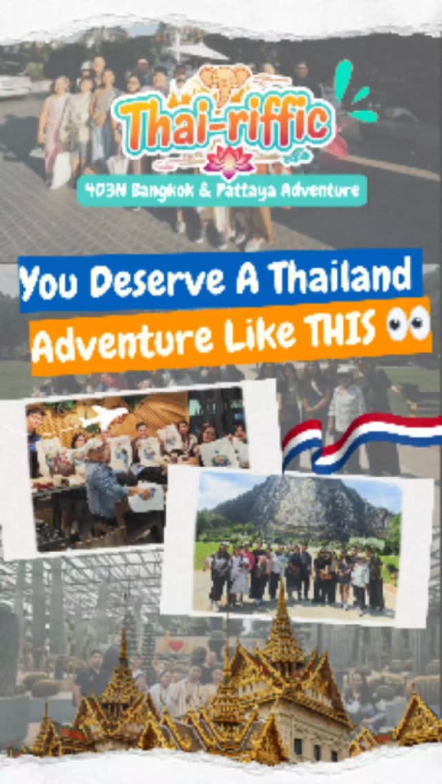 83ruzgar's tweet photo. You deserve a Thailand adventure like this: 4 days, 3 nights, and zero wasted stops. From cultural wonders and local treats to breathtaking sunsets and unforgettable laughs, every moment is made to explore, taste, learn, and live. https://t.co/X7wLdXpni5