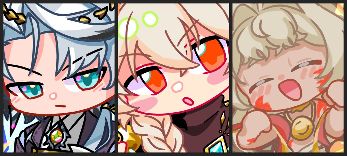 Capmafimararkao's tweet photo. 前描いた🦌くんはちょっと系統違うけど、私の描くミニキャラ絵って実はかわいくて(自賛) https://t.co/HC8fssX7aS