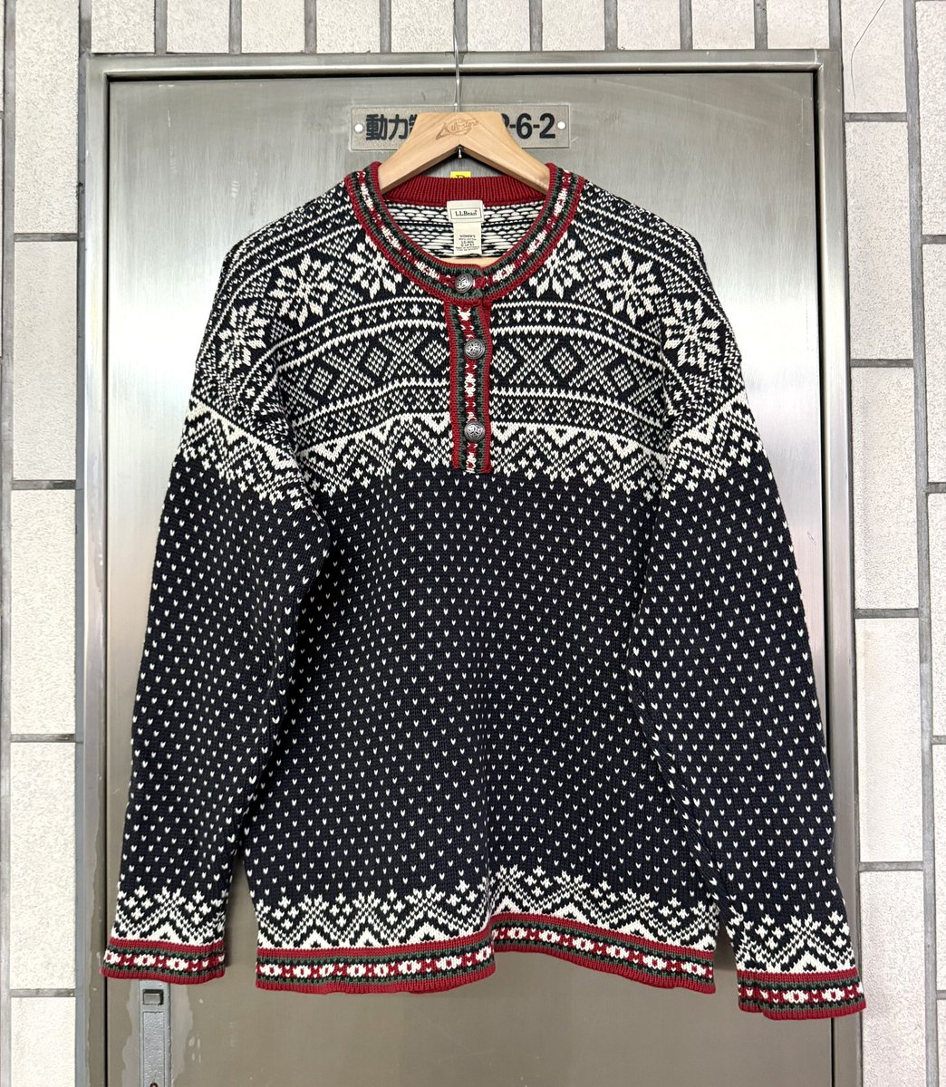 b_grade_b's tweet photo. 【L.L.Bean vintage nordic sweater】

https://t.co/RcuCPauRht https://t.co/setdIJImdO