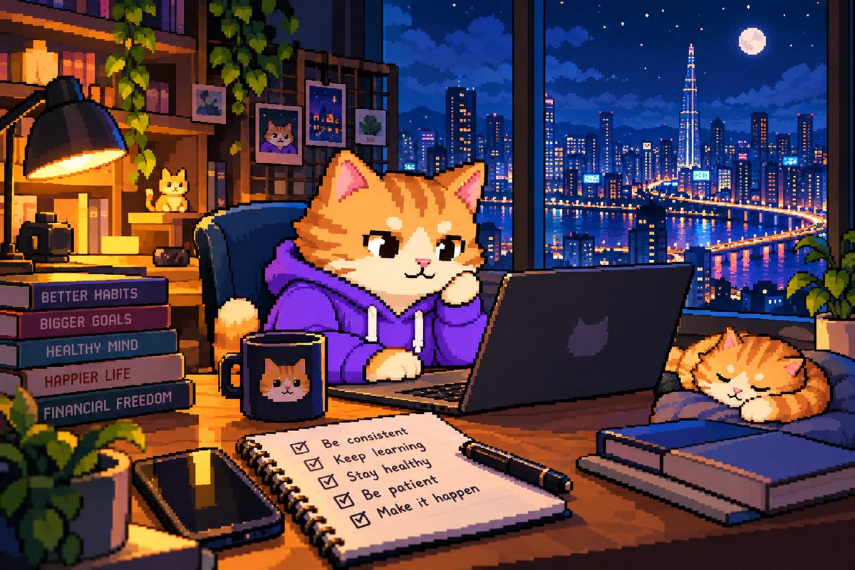LifeofCMC's tweet photo. Build a life you don't need to escape from🐱
#CMC https://t.co/WN7LLMLq0E