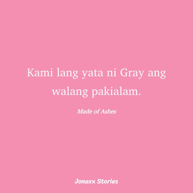 sanvidolls's tweet photo. made of ashes timeline is taking me TF OUTTTT !!! 😭😭😭

habang nagkakagulo sa simbahan, nag-aagaw buhay si kai matapos matamaan ng bala, nagkakagulo, sigawan, murahan at nagkakatapatan na ng baril ‘yung magpipinsan kasi nagwawala sya at ayaw bigyan ng used panty ni sayuri si kai. 

tapos habang pinaghahanap na si grayson, busy pala ‘yan sya i-fuck si kendall dalawang beses sa isang gabi at busy mag-fantasy na 10 yrs na silang kasal. HES REALLY OUT THERE LIVING HIS LIFE WHILE EVERYONE AND EVERYTHING IS FALLING APART😭

YES…. mukhang kayo nga lang ang walang pakialam, guys! #JonaxxMOAKab18