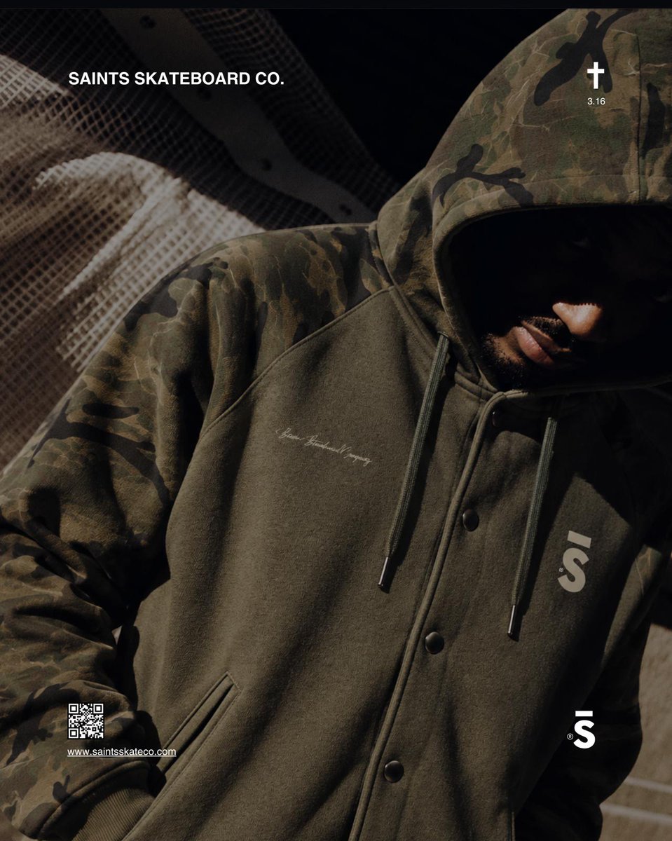 SaintsSkateCo's tweet photo. Your new streetwear essential ⚡️

Premium comfort meets bold camo detailing for a timeless streetwear look.

👉 Shop the collection at https://t.co/vwyIL3cksu

#StreetwearFashion #Skatewear #CamoHoodie #StreetCulture #SaintsSkateCo https://t.co/AOJ5nv4fL9