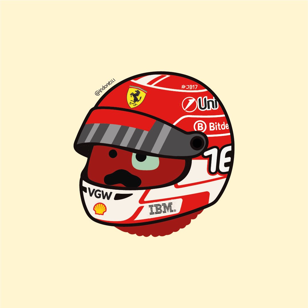 lndonelli's tweet photo. in honor of cortis performing in f1 today:

cortis ball x f1 helmets 🏁🏎️ https://t.co/C05dqldLn5