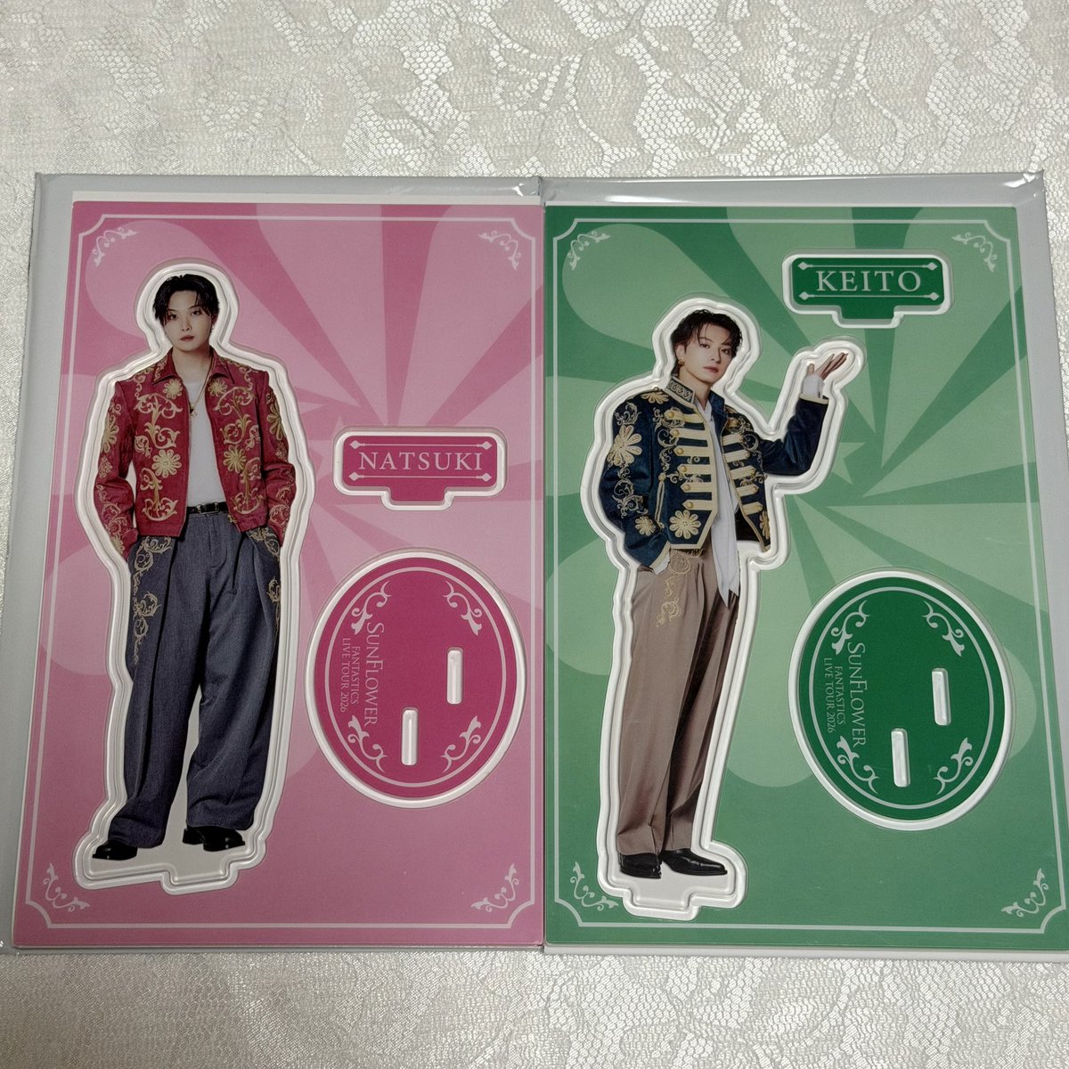 Nn___97531's tweet photo. FANTASTICS LIVE TOUR 2026 SUNFLOWER
アクリルスタンド アクスタ

【譲】八木勇征 堀夏喜 木村慧人 瀬口黎弥

【求】買取 or 中島颯太

SF福井現地/明日渋谷中目黒でのお取引希望。
※堀⇄中島優先
※比率違い可能
お心当たりのある方いらっしゃいましたらご連絡お願いいたします。 https://t.co/joOZllcY22