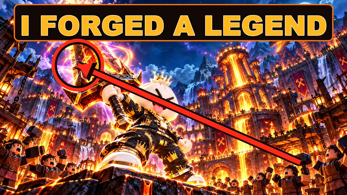 bumpygamez's tweet photo. FORGE CITY 🔥 forge LEGENDARY weapons, roll ULTRA mutations 🌈, hatch TITAN pets 🥚, fight the Watcher Dragon 🐉 and defend the city from zombies 🧟. Which one is the craziest? 👇 #Roblox #ForgeCity #RobloxGames #Brainrot https://t.co/ztKVT8mR8H