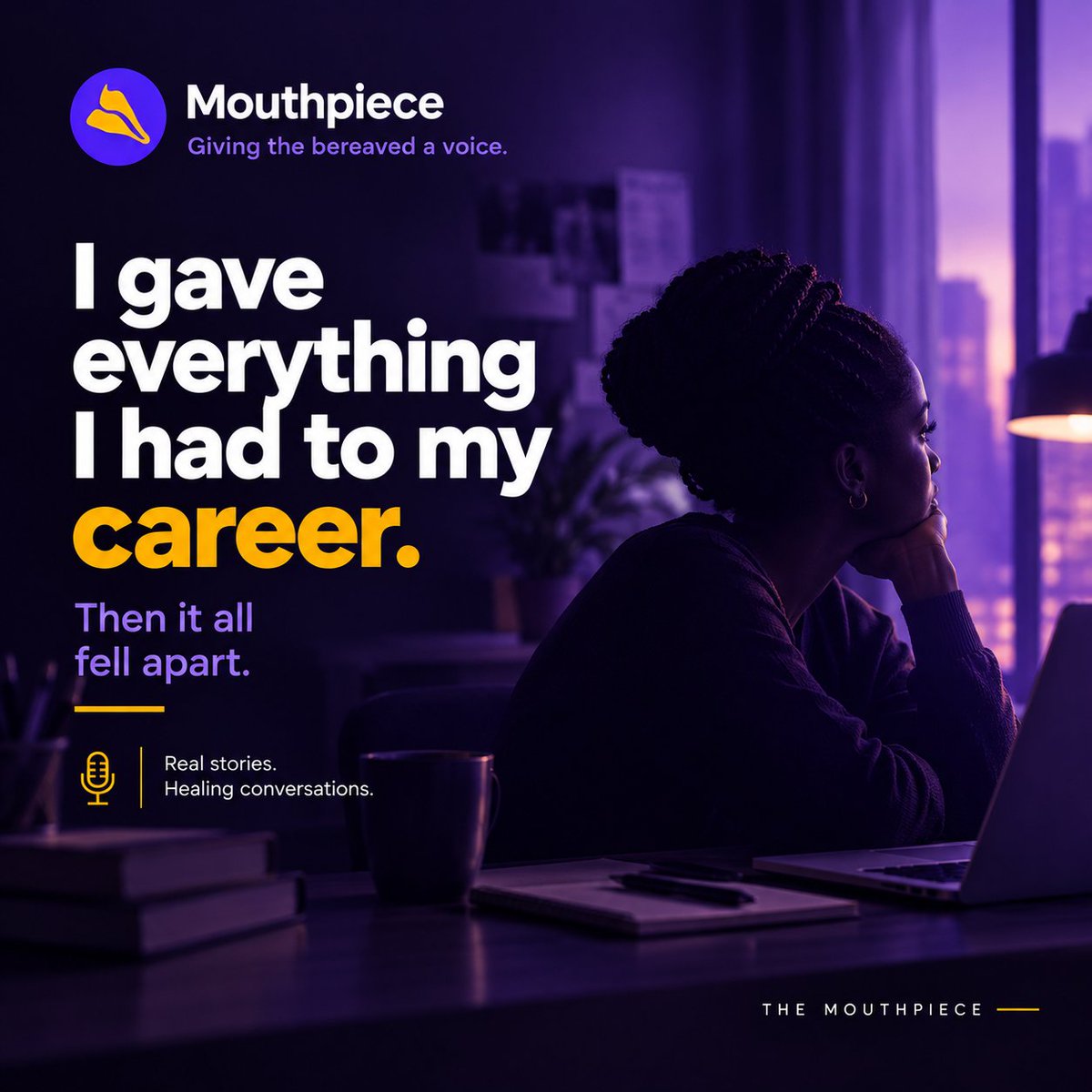 Mouthpiece360's tweet photo. 💜 Your story deserves to be heard.

What part of life has taught you the most about yourself?

#TheMouthpiece #RealStories #LifeAndHealing #Relationships https://t.co/O6HKEBC812