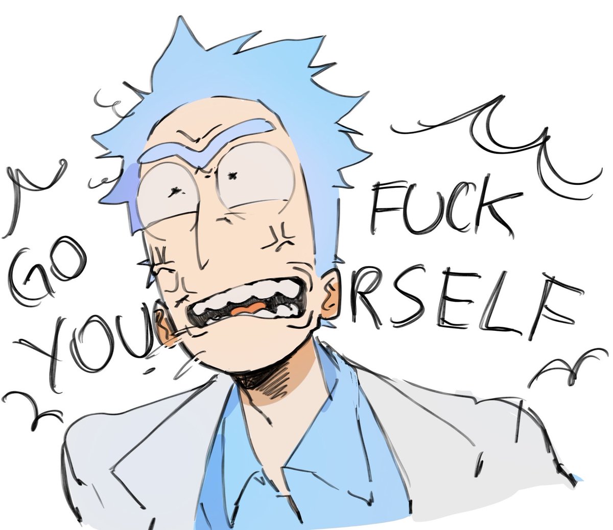 mewo7777777's tweet photo. i likehim a lot more people should draw him evil and malicious and angry #rickandmorty #ricksanchez #bethsmith #rickdiane https://t.co/gI7fjmMDHt