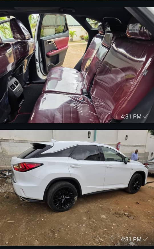XamsDrive's tweet photo. 🇺🇸 FOREIGN USED LEXUS RX350 F SPORT
2018/2019 MODEL📌 July 2026 Customs Entry
✅ Duty Fully Paid
✨ F SPORT SPEC
🤍 White Exterior on Tan Interior
☀️ Sunroof
🔑 Thumb Start / Keyless Entry
📷 Wide-Angle Reverse Camera
🅿️ Park Assist
🛣️ Cruise Control
💰 PRICE: ₦43.5M 
📍 Egbeda https://t.co/jYION6H21h