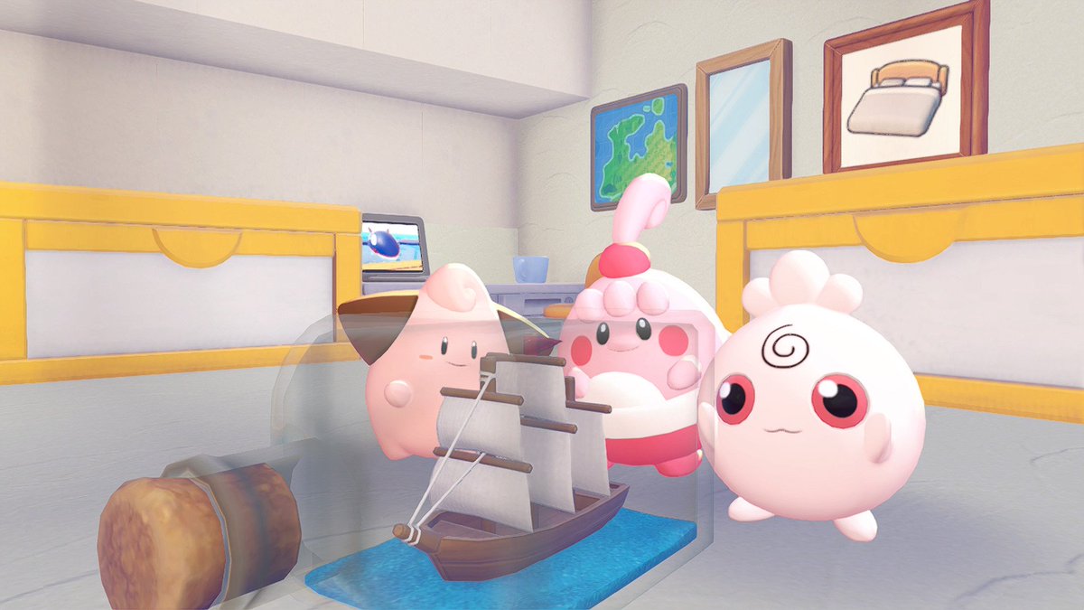 Pocoa_Pinpuku's tweet photo. ボトルシップが気になるみたい
#ぽこあポケモン https://t.co/VAFIHoJUhM